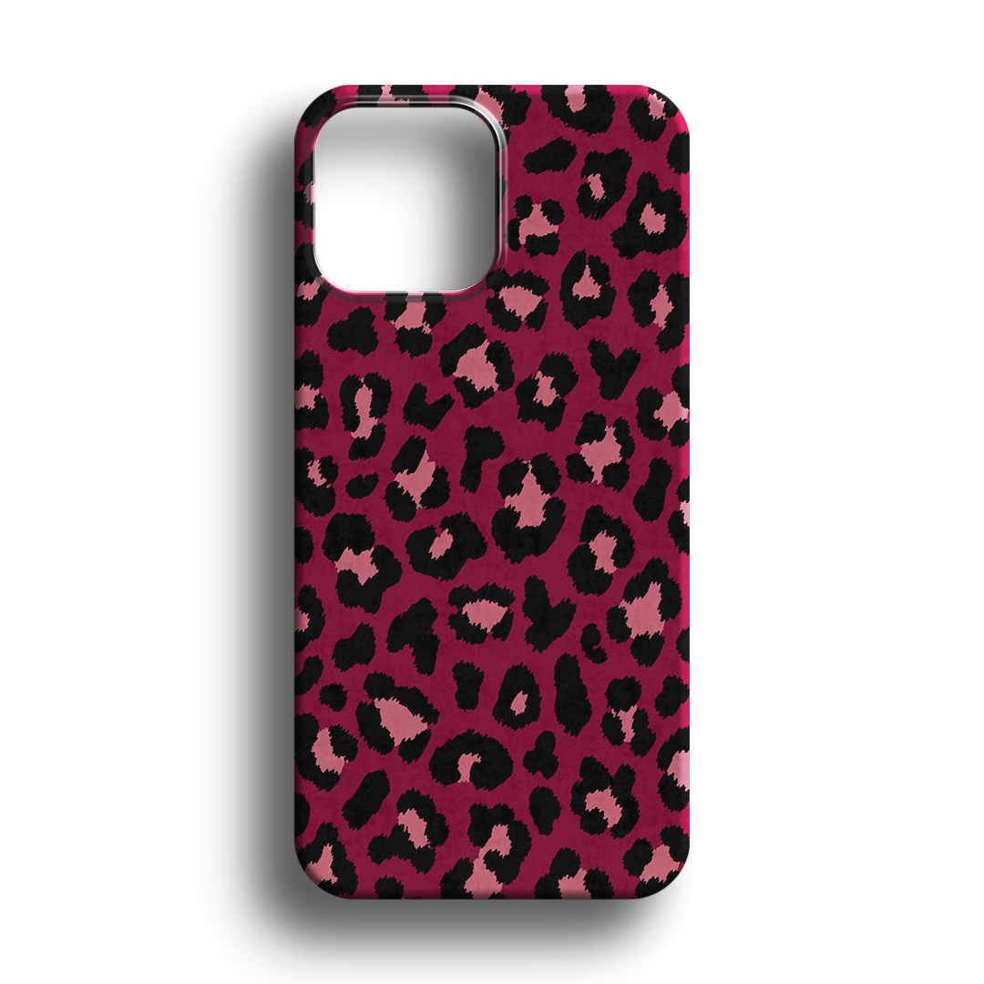 Bordo Leopar Premium Kılıf -1